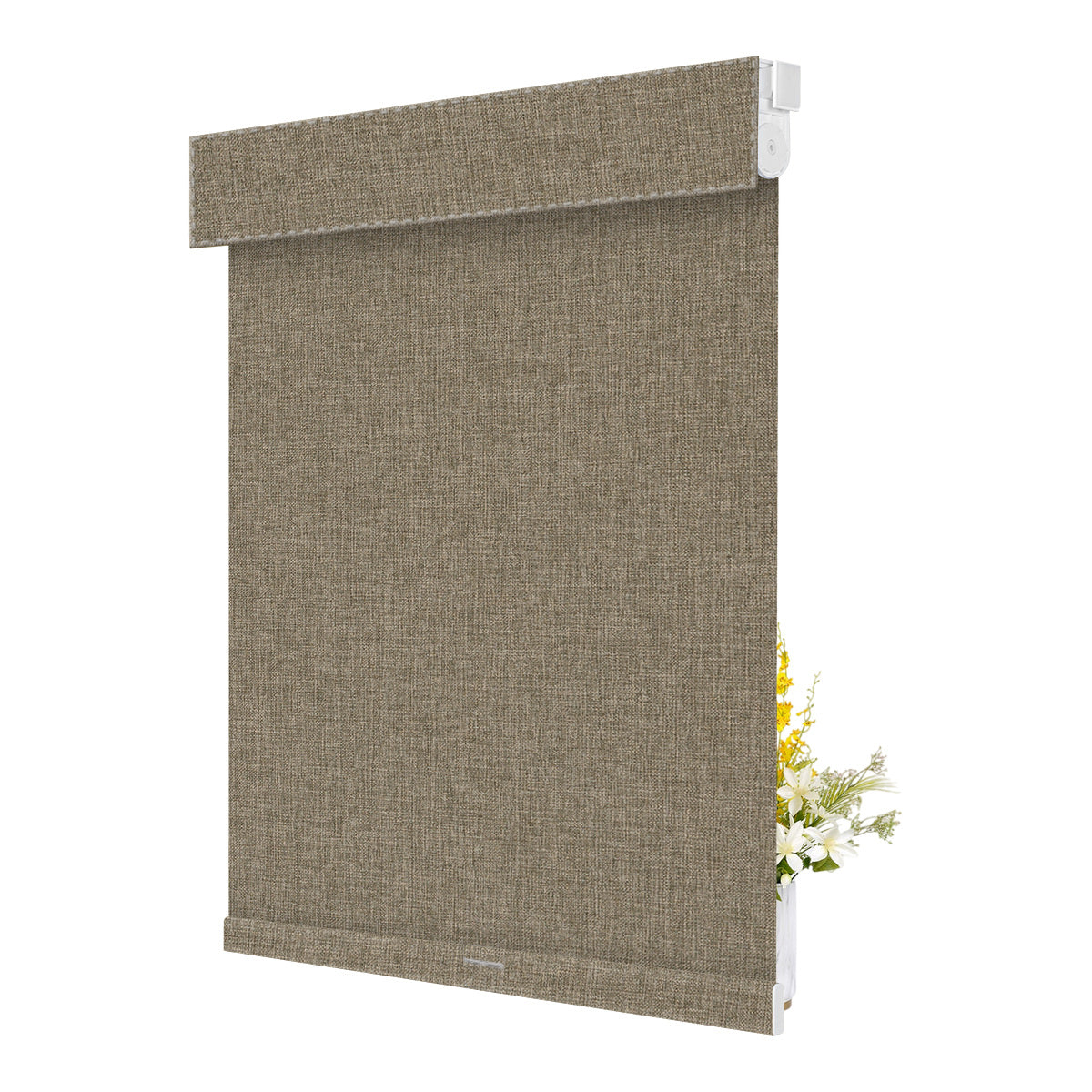 Blackout Linen Fabric-Brown