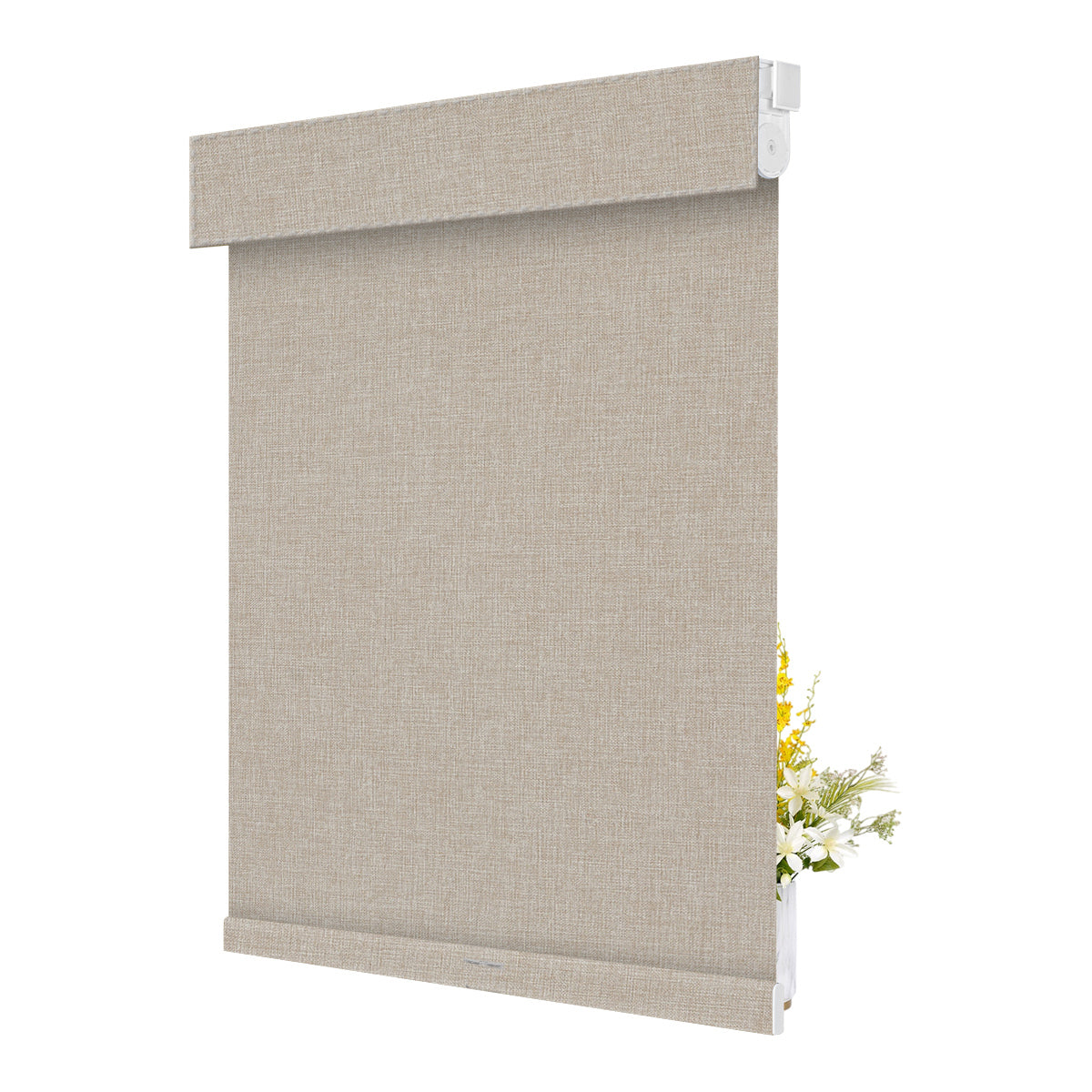 Blackout Linen Fabric-Light Brown