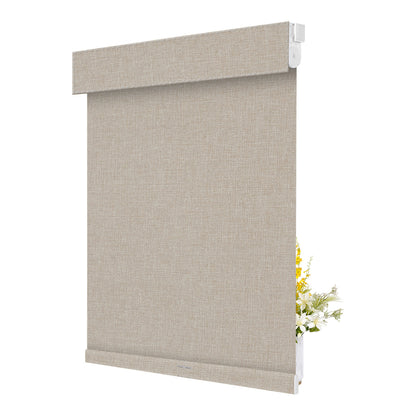 Blackout Linen Fabric-Light Brown