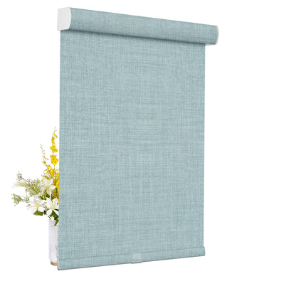 Imitation Linen Blackout-Blue Gray