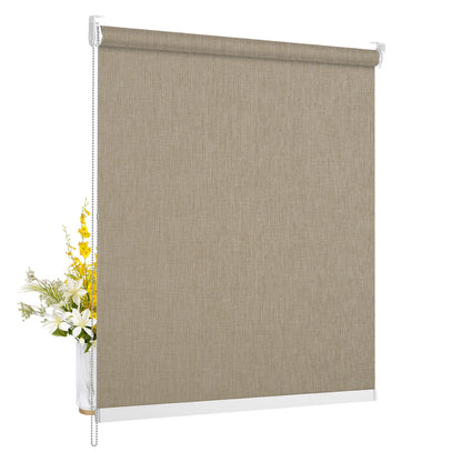 Double Sided Linen Blackout-Brown