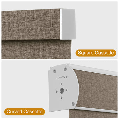 Berissa Classic  Linen Blend Cordless Roller Shades
