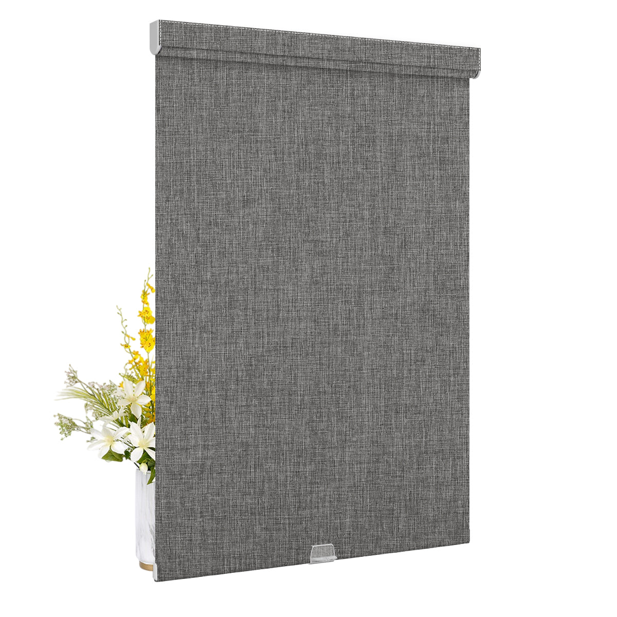 Double Sided Linen Blackout-Dark Gray