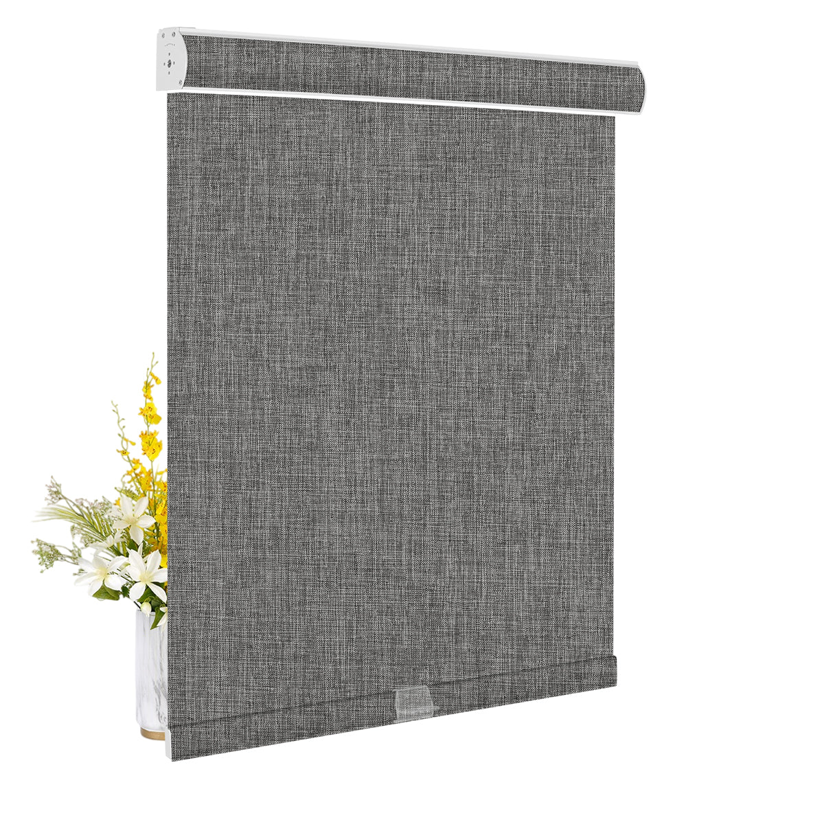Double Sided Linen Blackout-Dark Gray