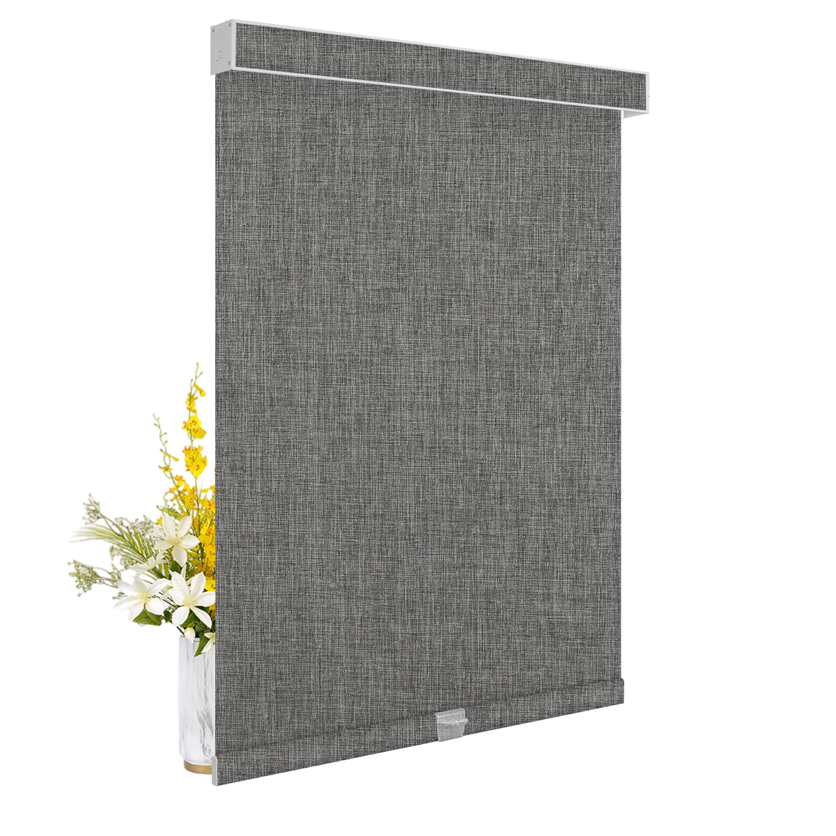 Double Sided Linen Blackout-Dark Gray