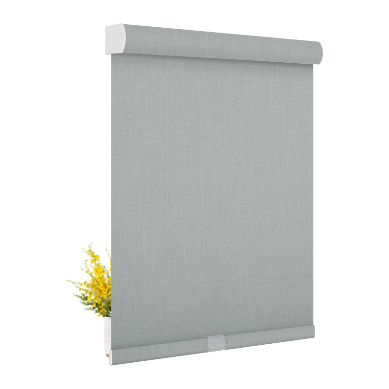 Double Sided Linen Blackout-Light Gray