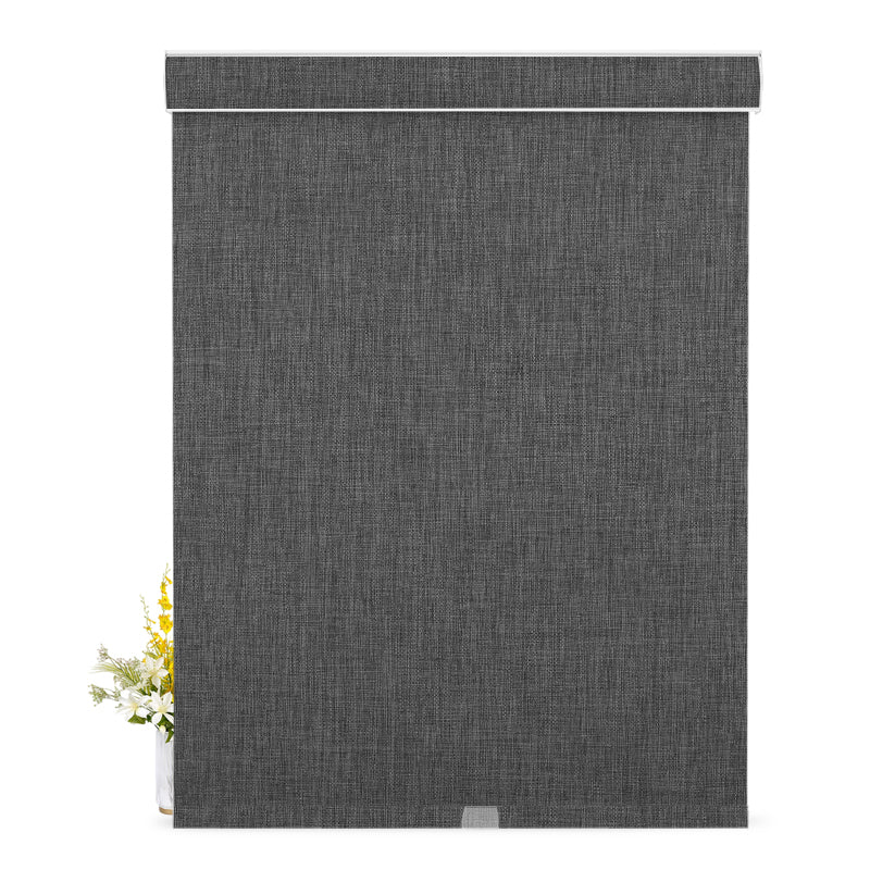 Double Sided Linen Blackout -Black