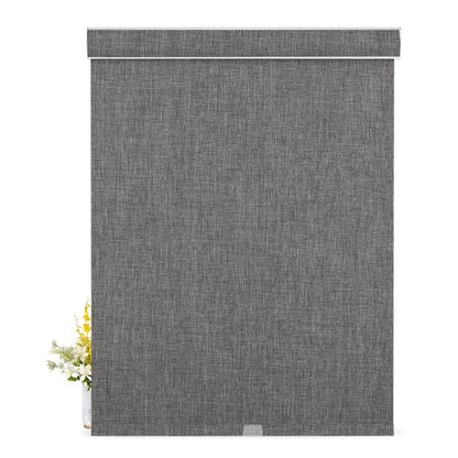Double Sided Linen Blackout -Dark Gray