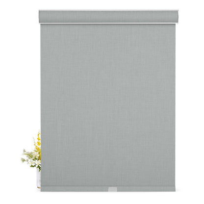 Double Sided Linen Blackout -Light Gray