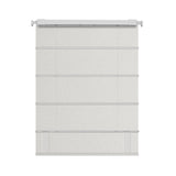 Berissa Timeless Light Filtering Checkered No Drill Roman Shades enhancing home decor with elegant design.