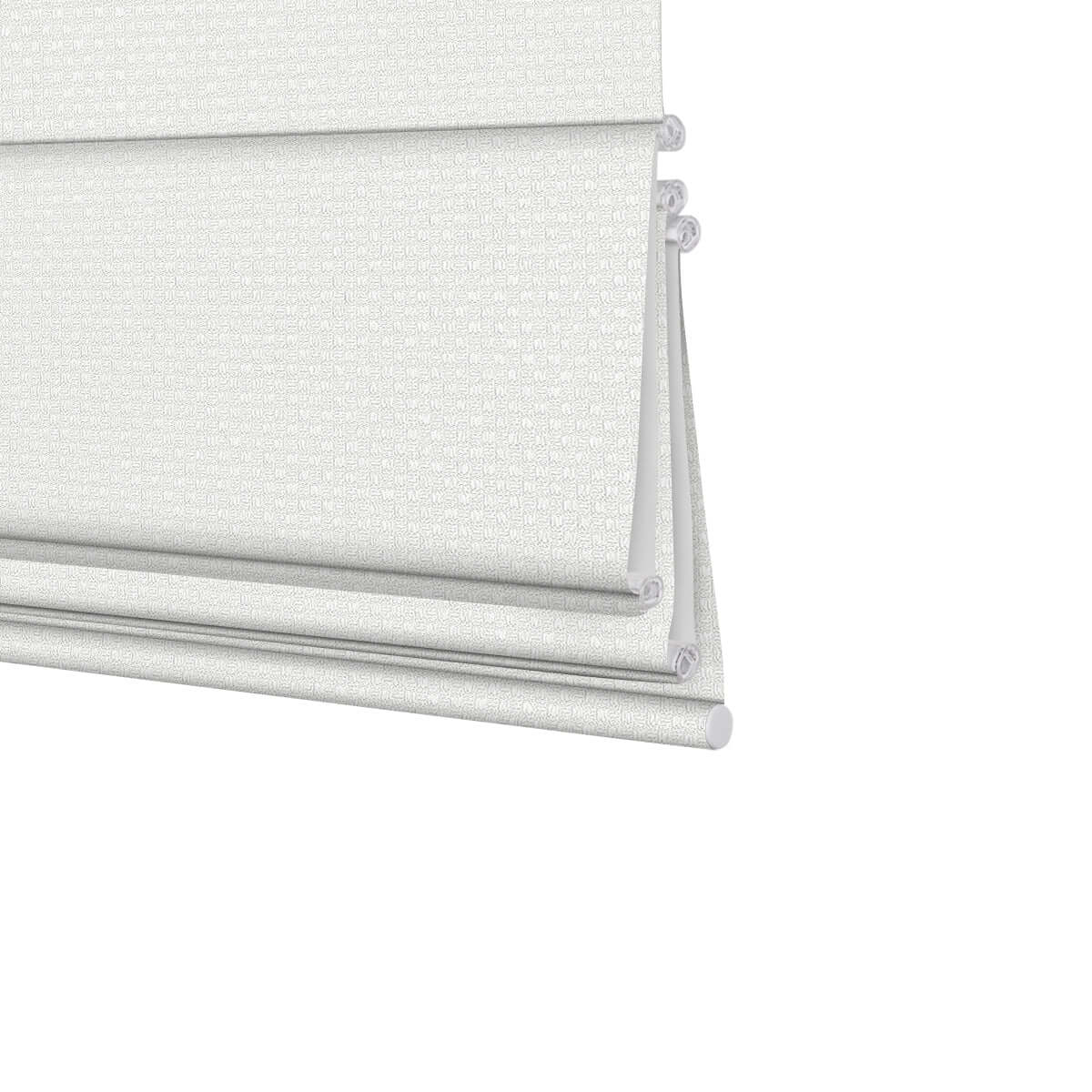 Berissa Custom Textured Blackout No Drill Quick installation Roman Shades showcasing textured fabric and elegant design.