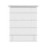 Berissa Custom Textured Blackout No Drill Quick installation Roman Shades in a light color, showcasing smooth fabric design.