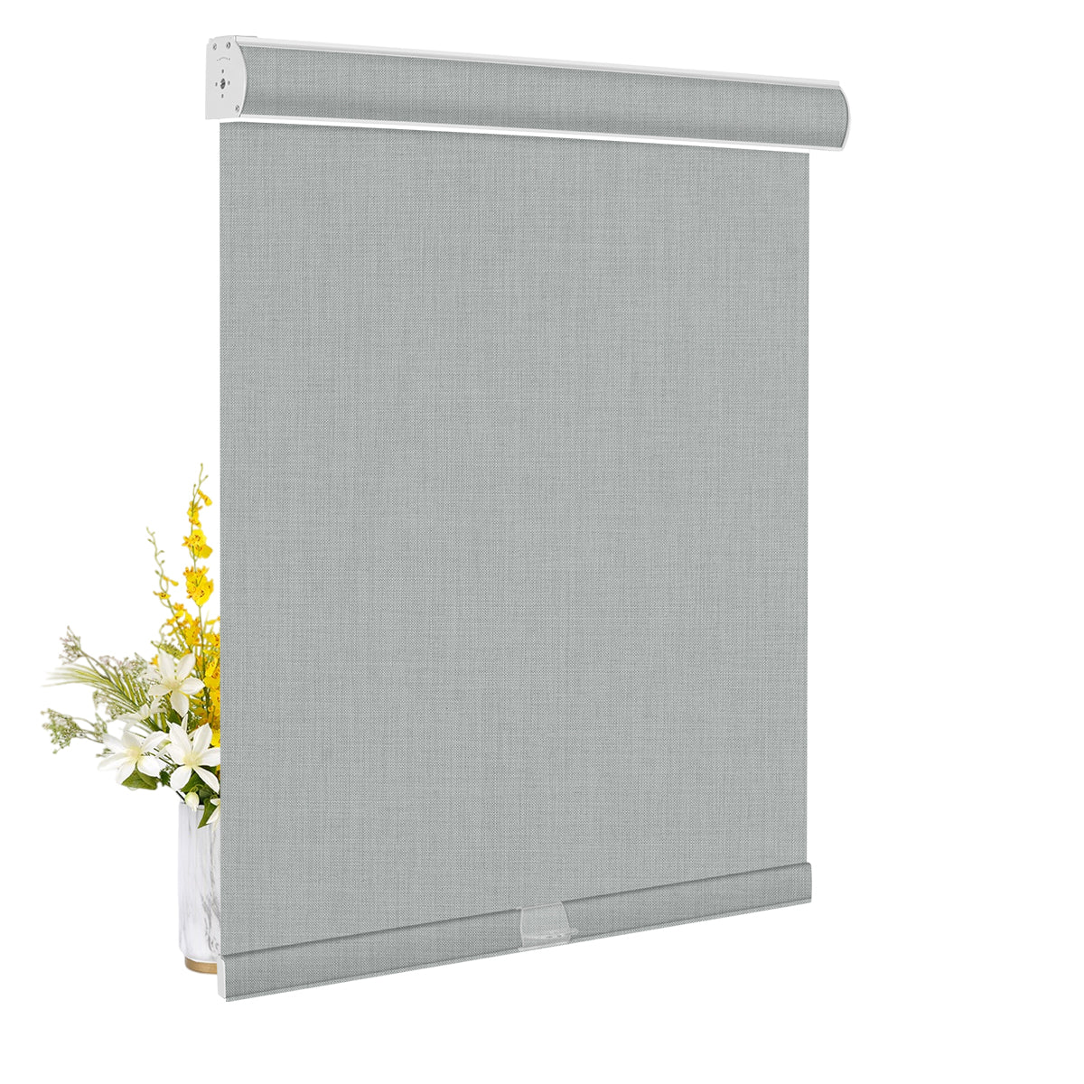 Double Sided Linen Blackout-Gray