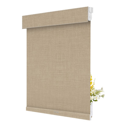 Imitation Linen Blackout-Brown