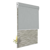 Light Filtering Jacquard Brown+Blackout Gray