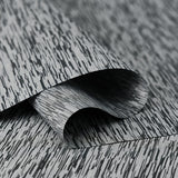 Berissa Custom Textured Blackout No Drill Quick installation Roman Shades fabric close-up showcasing rich texture.