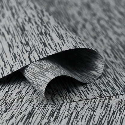 Berissa Custom Textured Blackout No Drill Quick installation Roman Shades fabric close-up showcasing rich texture.