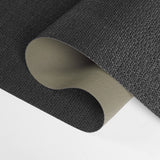 Berissa Double-Sided Crosshatch Linen Blackout Roman Shades: Fabric