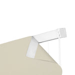 Berissa Double-Sided Crosshatch Linen Blackout Roman Shades: Headrail Detail 1