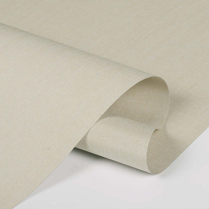 Berissa Double-Sided Crosshatch Linen Blackout Roman Shades: Fabric