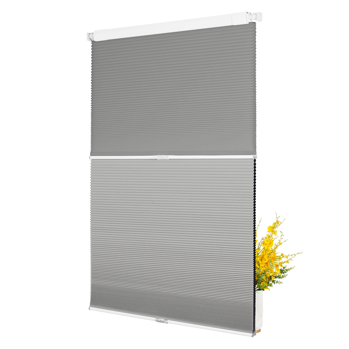Light Filtering Gray +Blackout Gray 