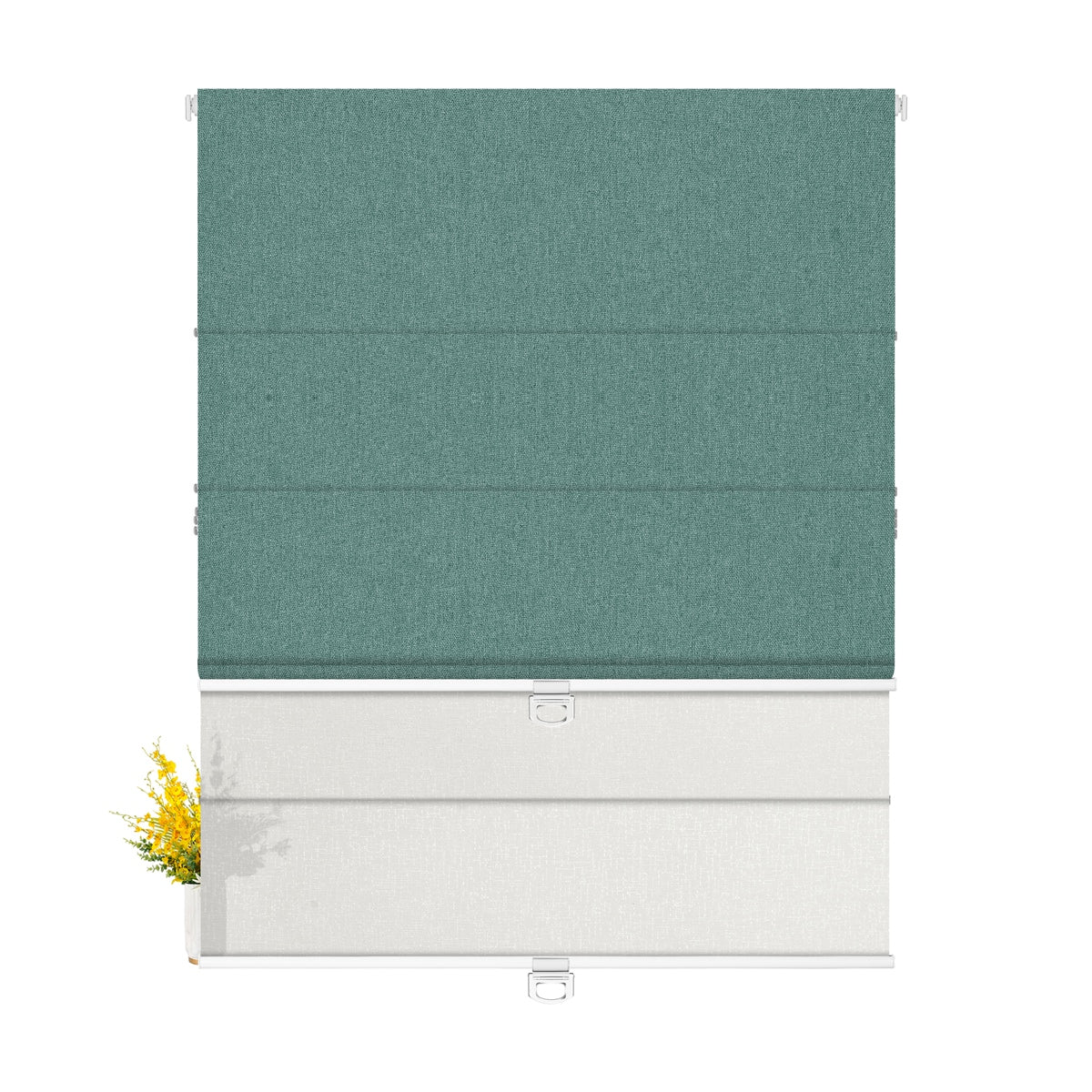 Blackout Green+Light Filtering White
