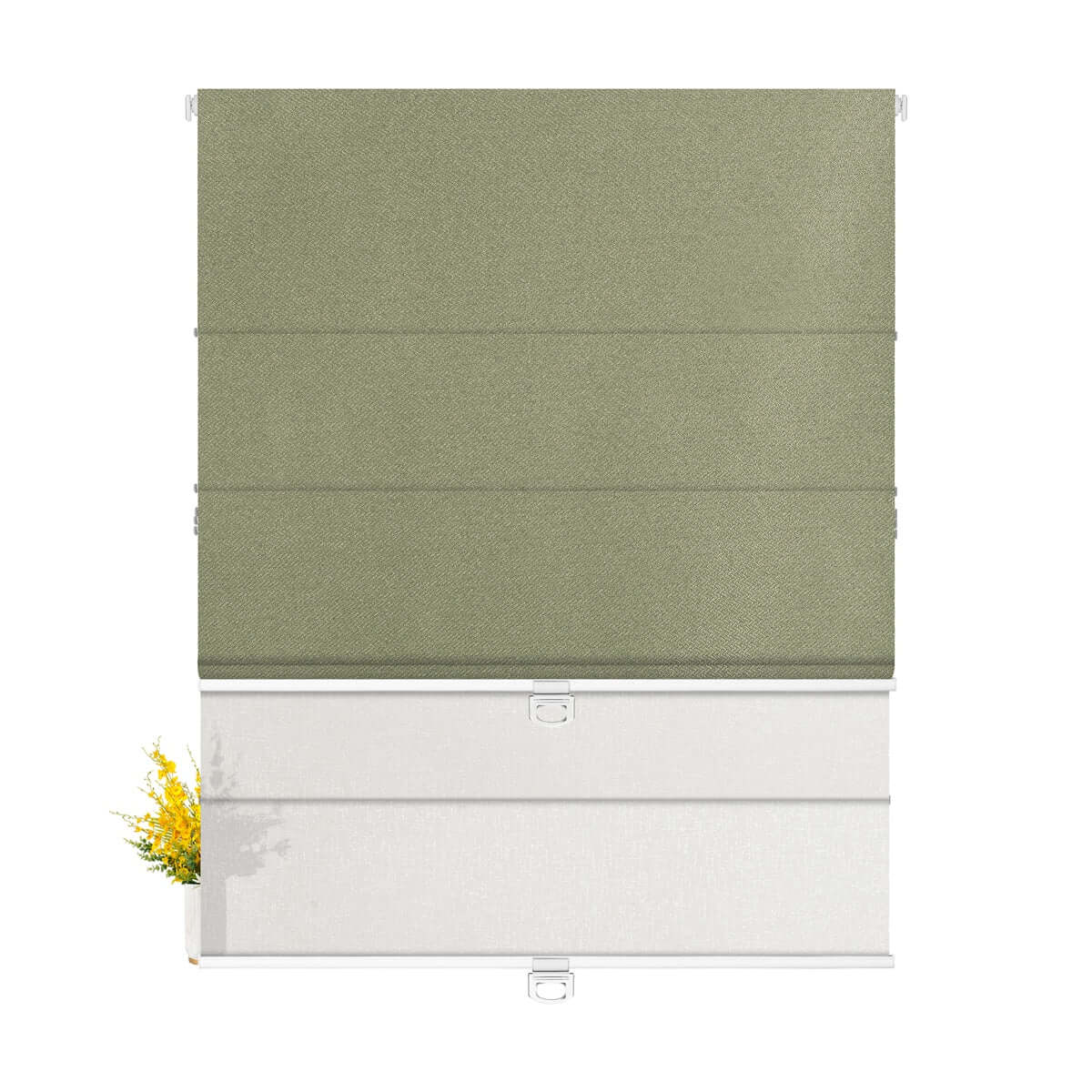 Blackout Light Green+Light Filtering White