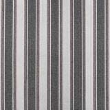 Berissa Square Series Extra Wide Roman Shade Cordless Child Safe fabric with black and white herringbone pattern.