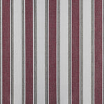 Fabric design of Berissa Square Series Extra Wide Roman Shade Cordless Child Safe featuring red and gray stripes.