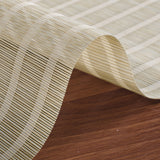 Berissa Natural Style Faux Bamboo Roman Shades: LM2706-Beige