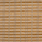 Berissa Minimalist Natural Contemporary Eco Chic Premium  Bamboo Shades showcasing warm bamboo texture.