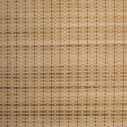 Berissa Minimalist Natural Contemporary Eco Chic Premium  Bamboo Shades showcasing finely woven bamboo texture.