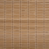 Berissa Minimalist Natural Contemporary Eco Chic Premium  Bamboo Shades texture close-up showcasing warm bamboo.