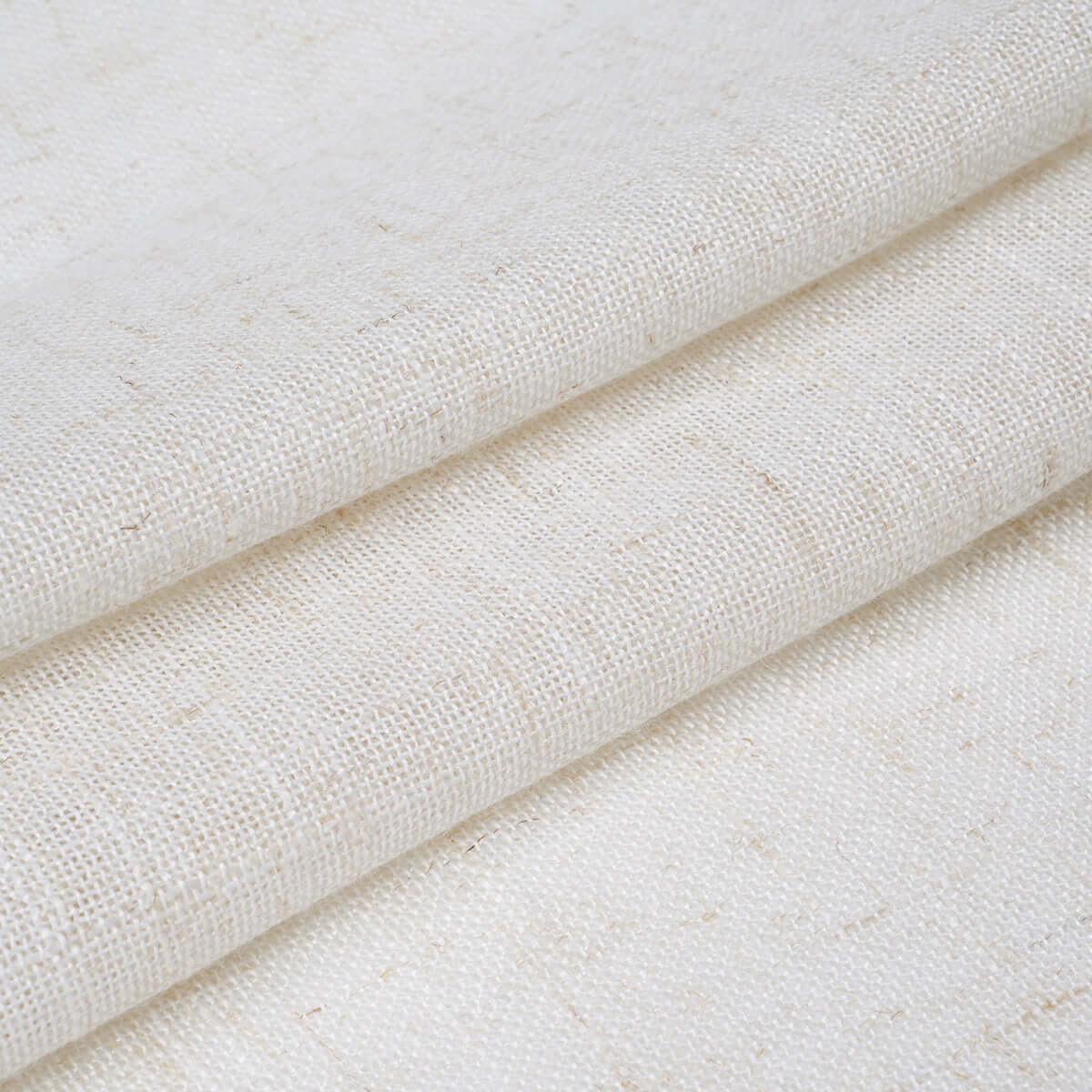 Close-up view of soft cotton fabric for Berissa No Drill No Tool Soft Cotton Custom Relaxed Roman Shade.