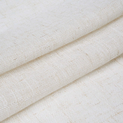Close-up view of soft cotton fabric for Berissa No Drill No Tool Soft Cotton Custom Relaxed Roman Shade.