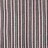 Berissa Square Series Extra Wide Roman Shade Cordless Child Safe fabric design featuring red and gray stripes.