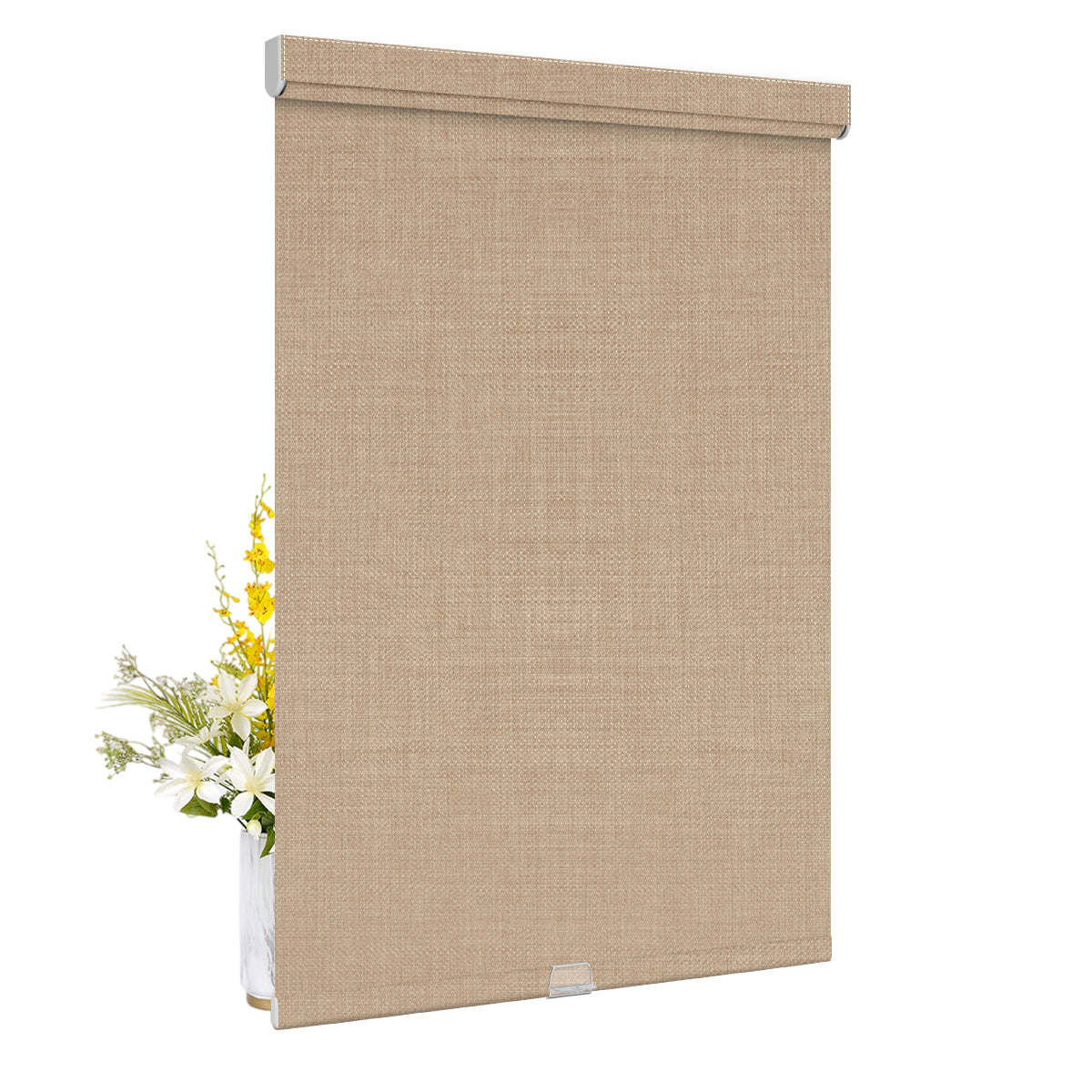 Imitation Linen Blackout-Light Brown