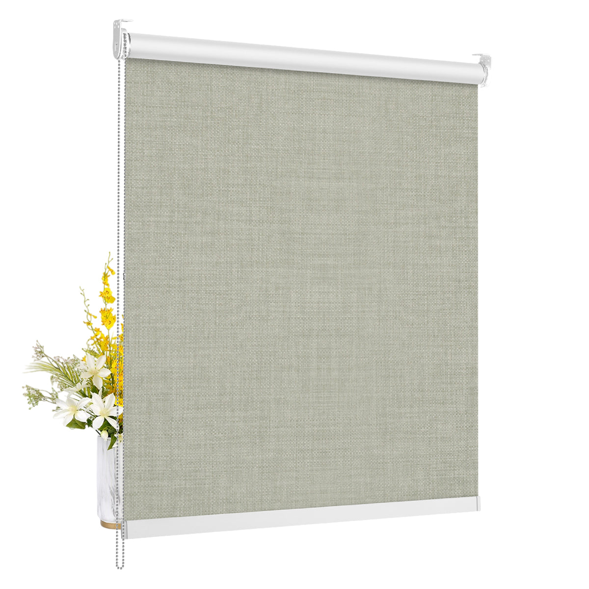 Imitation Linen Blackout-Light Gray