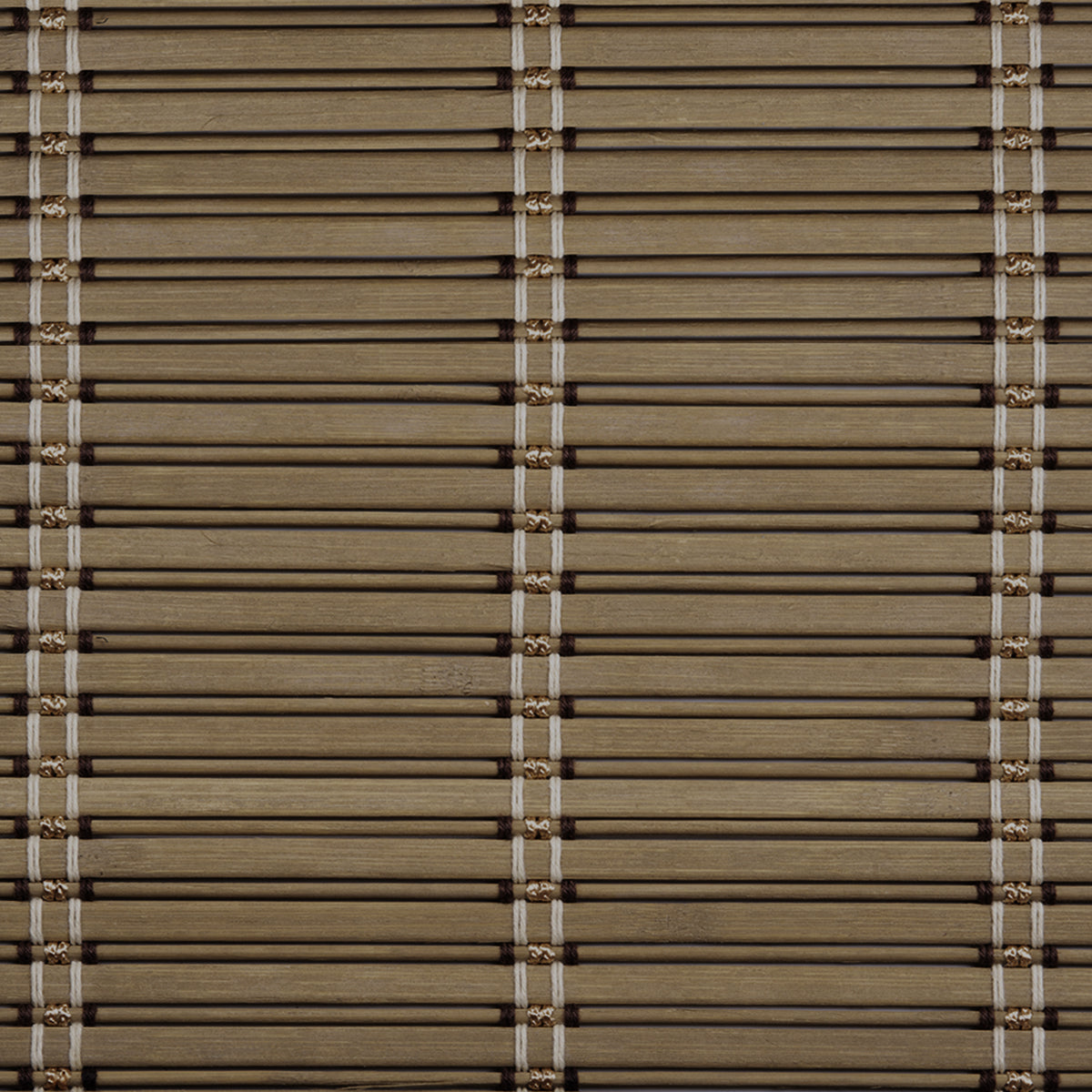 Close-up of the texture of Berissa Cordless Light Filtering Bamboo Roman Shades.
