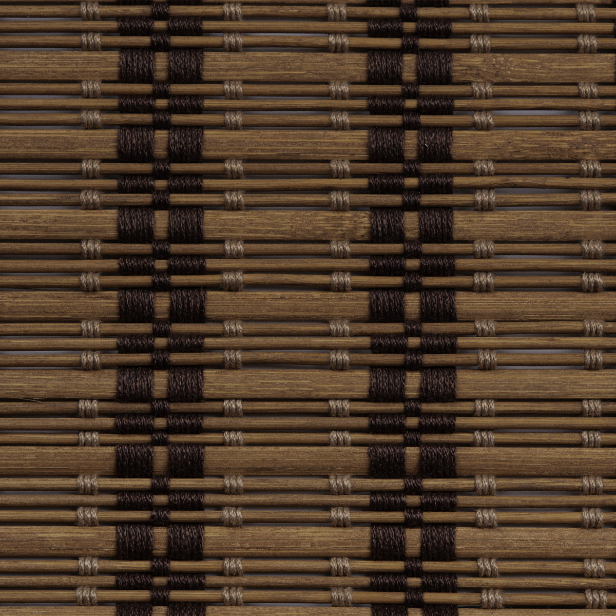 Berissa Cordless Light Filtering  Bamboo Roman Shades texture close-up showing natural bamboo material.