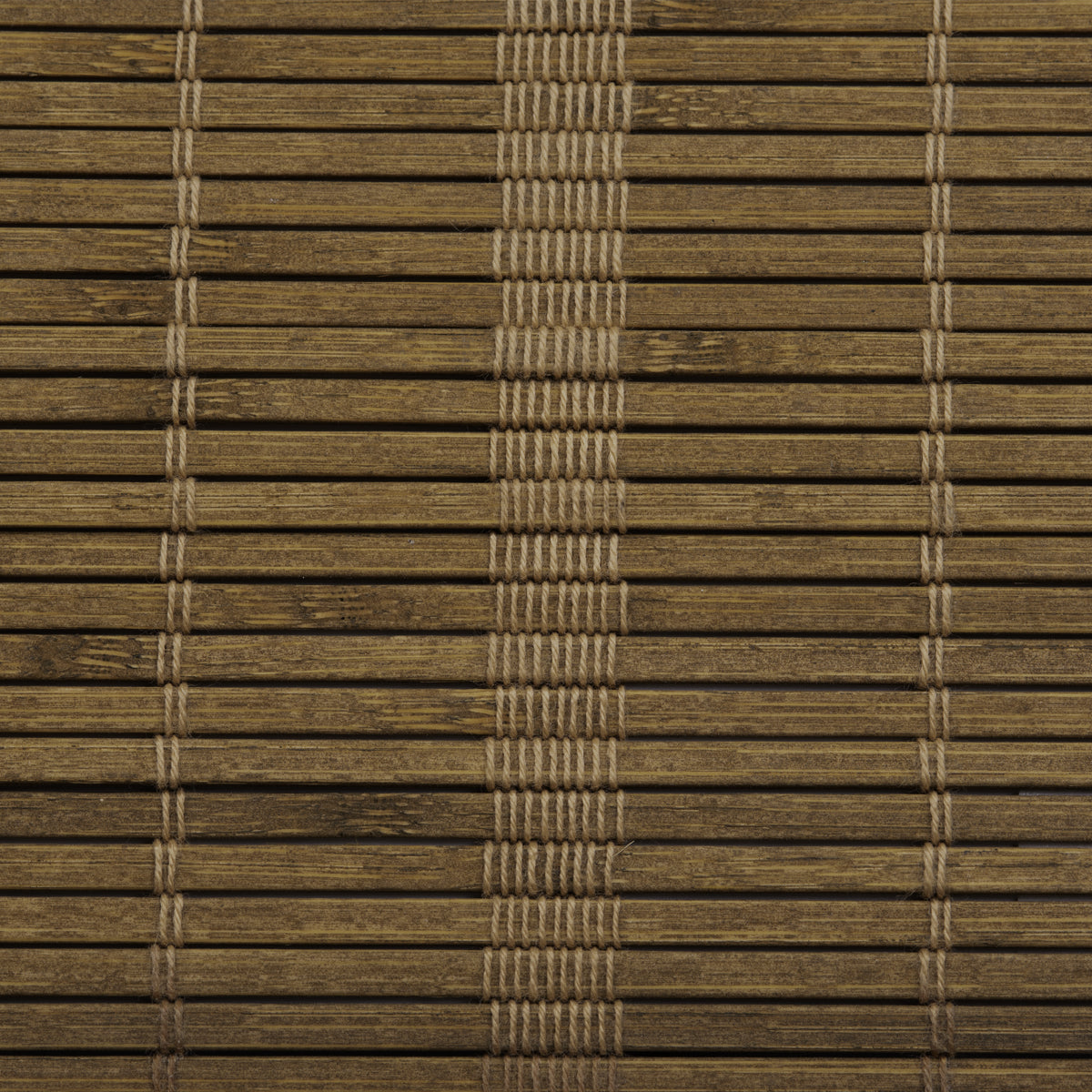 Close-up view of Berissa Cordless Light Filtering Bamboo Roman Shades showcasing natural bamboo texture.