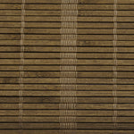 Close-up view of Berissa Cordless Light Filtering Bamboo Roman Shades showcasing natural bamboo texture.