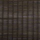 Close-up of Berissa Cordless Light Filtering Bamboo Roman Shades texture and design.