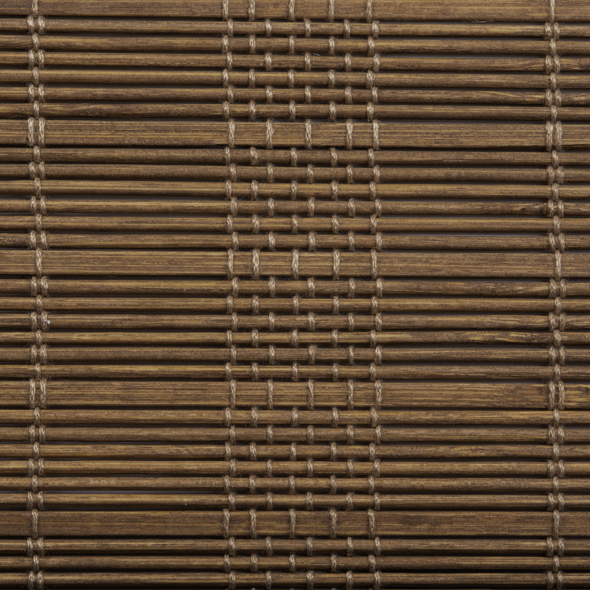 Close-up view of Berissa Cordless Light Filtering Bamboo Roman Shades texture.