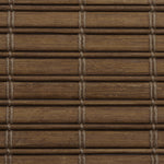 Berissa Cordless Light Filtering  Bamboo Roman Shades texture close-up showing woven bamboo slats.
