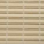Texture of Berissa Cordless Light Filtering Bamboo Roman Shades showing bamboo material and weaving pattern.