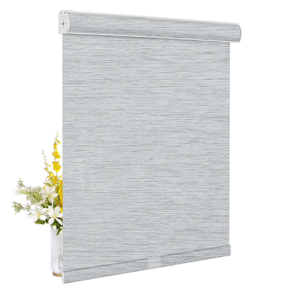 Blackout Jacquard -Silver Gray