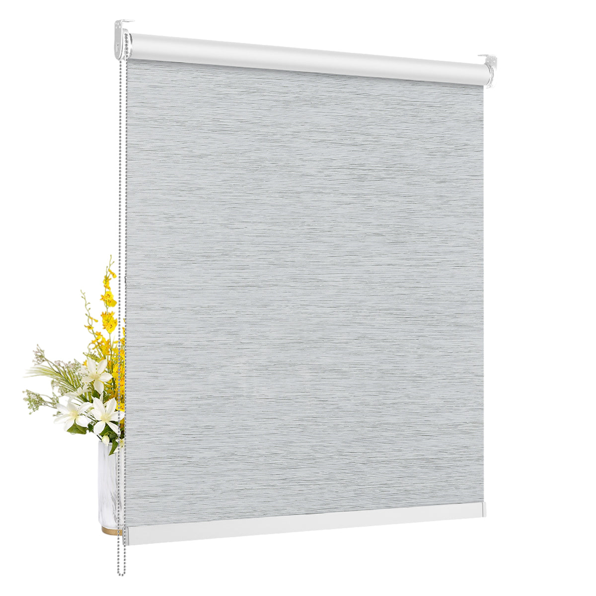 Blackout Jacquard-Silver Gray