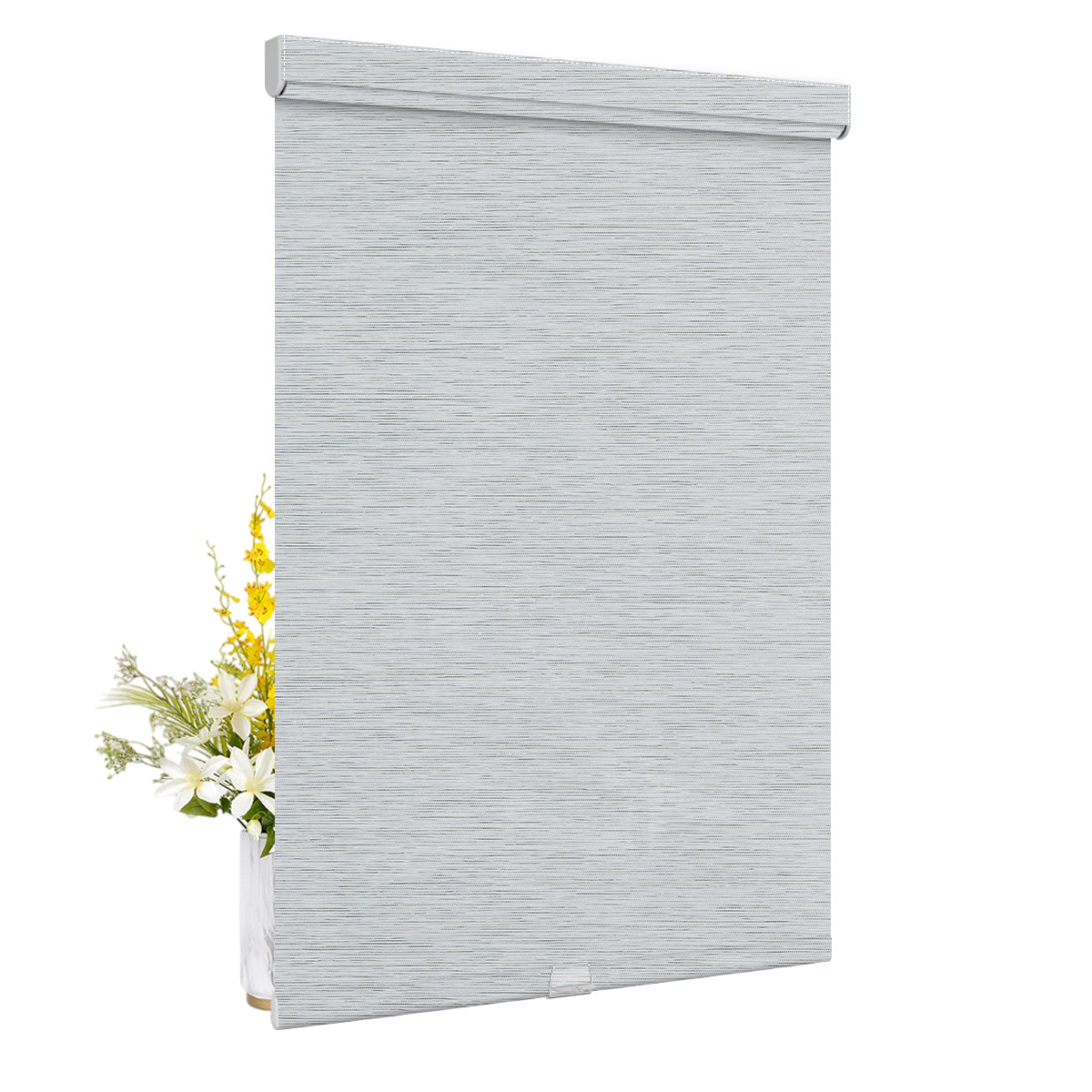 Blackout Jacquard-Silver Gray