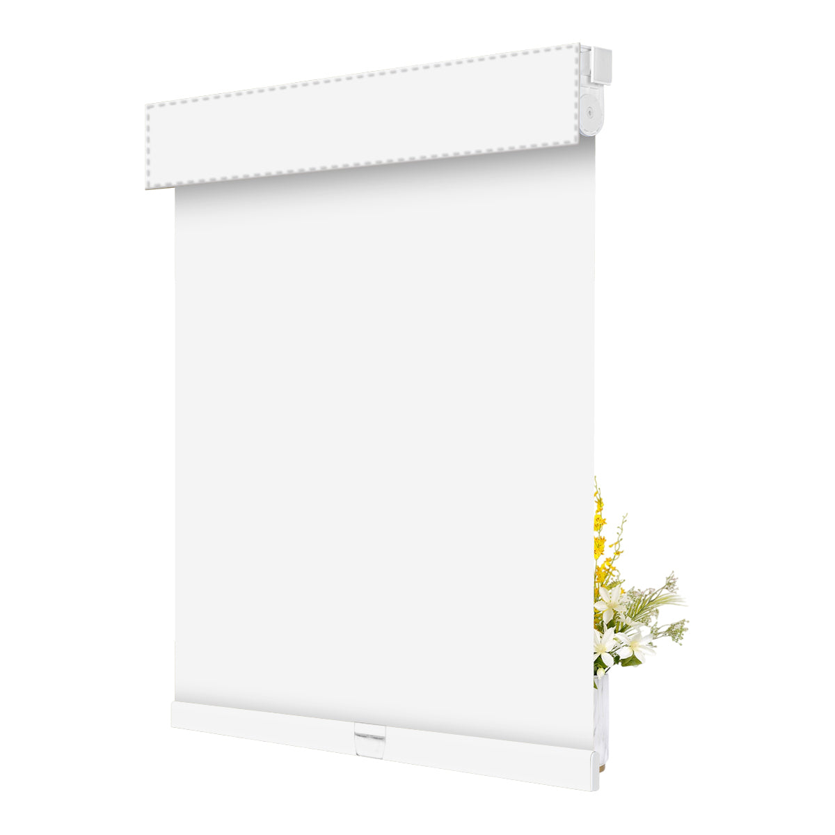 Solid Color Blackout -White